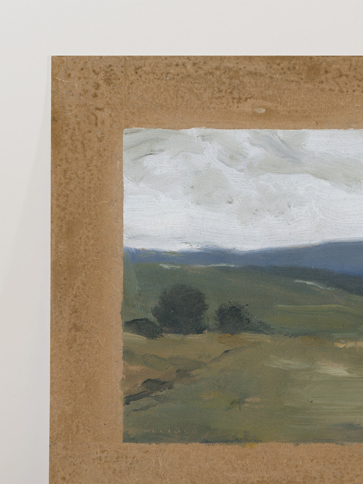 Countryside Vignettes III, close-up of the surface