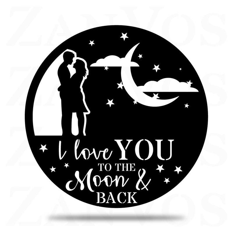 Couple Moon & Back