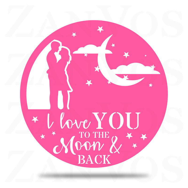 Couple Moon & Back
