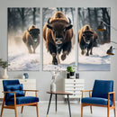 Cow Bighorn Wall Art Canvas Print – Longhorn Texas Large