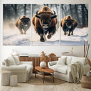 Cow Bighorn Wall Art Canvas Print – Longhorn Texas Large