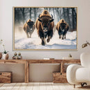 Cow Bighorn Wall Art Canvas Print – Longhorn Texas Large