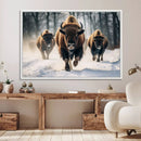 Cow Bighorn Wall Art Canvas Print – Longhorn Texas Large