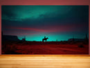 Cowboy on Horse Western Theme Wall Mural.