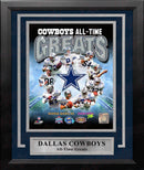 Dallas Cowboys All-Time Greats 8" x 10" Framed Football Photo by Dynasty Sports & Framing