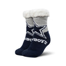 Dallas Cowboys Colorblock Footy Slipper Socks by Dynasty Sports & Framing