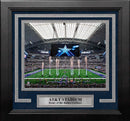 Dallas Cowboys AT&T Stadium 8" x 10" Framed Football Photo by Dynasty Sports & Framing
