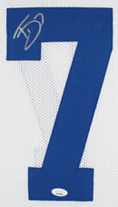 Trevon Diggs Dallas Cowboys Autographed White Football Jersey