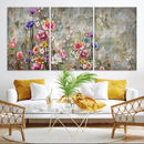 Cozy Flowers Painting on Canvas Wall Art Floral Canvas Print