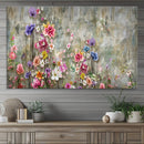 Cozy Flowers Painting on Canvas Wall Art Floral Canvas Print