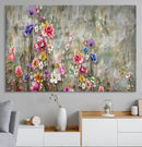 Cozy Flowers Painting on Canvas Wall Art Floral Canvas Print