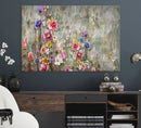 Cozy Flowers Painting on Canvas Wall Art Floral Canvas Print