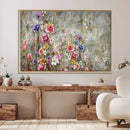 Cozy Flowers Painting on Canvas Wall Art Floral Canvas Print
