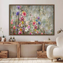Cozy Flowers Painting on Canvas Wall Art Floral Canvas Print