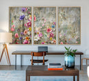 Cozy Flowers Painting on Canvas Wall Art Floral Canvas Print