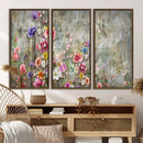 Cozy Flowers Painting on Canvas Wall Art Floral Canvas Print