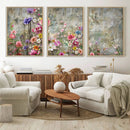 Cozy Flowers Painting on Canvas Wall Art Floral Canvas Print