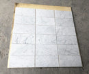 Bianco Carrara"C" Marble Brick 1"x2" Polished Tile