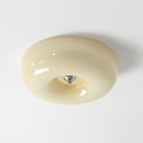 Cream Pudding Ceiling Lamp