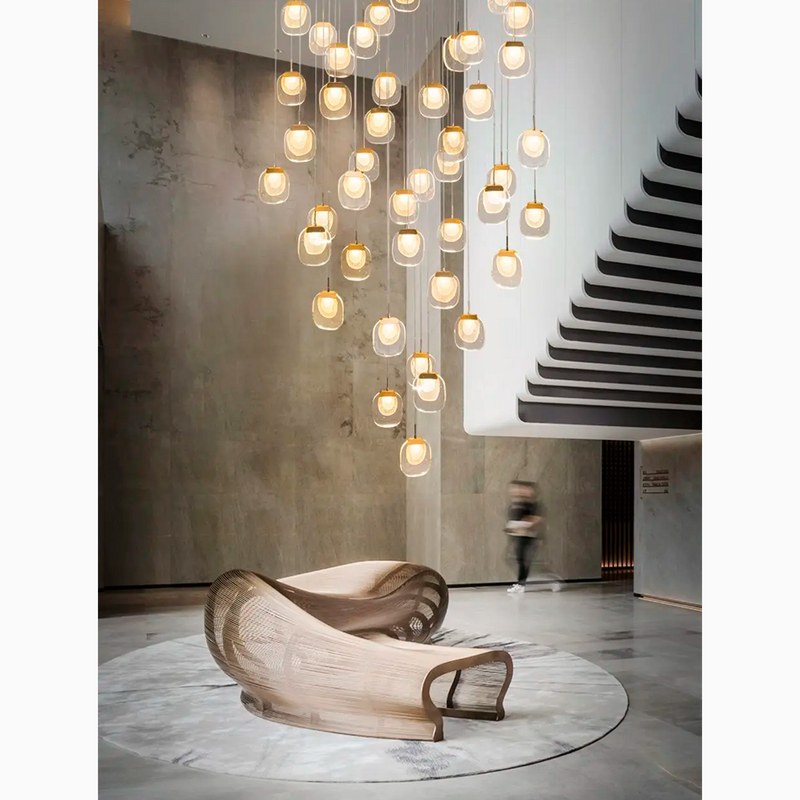 Vernazza | Creative Staircase Crystal Chandelier