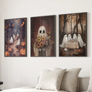 Charming and Spooky Art for Fall Season Poster by Wall Art Set