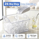 Countertop Ice Maker 26 Lbs/Day with Adjustable Thickness by DirectDeals
