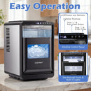Countertop Ice Maker 26 Lbs/Day with Adjustable Thickness by DirectDeals