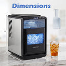 Countertop Ice Maker 26 Lbs/Day with Adjustable Thickness by LJGDeals
