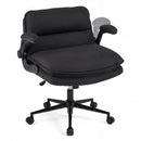 Criss Cross Chair on Wheels with Flip-up Arms Adjustable Height by DirectDeals