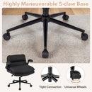 Criss Cross Chair on Wheels with Flip-up Arms Adjustable Height by DirectDeals