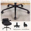 Criss Cross Chair on Wheels with Flip-up Arms Adjustable Height by LJGDeals
