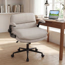 Criss Cross Chair on Wheels with Flip-up Arms Adjustable Height by LJGDeals