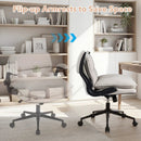 Criss Cross Chair on Wheels with Flip-up Arms Adjustable Height by LJGDeals