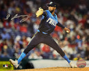 Cristopher Sanchez Autographed Philadelphia Phillies City Connect 8" x 10" Baseball Photo by Dynasty Sports & Framing