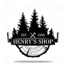 Crosscut Saw Monogram