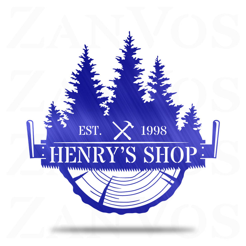 Crosscut Saw Monogram