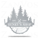 Crosscut Saw Monogram