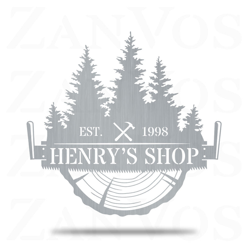 Crosscut Saw Monogram