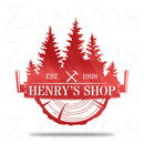 Crosscut Saw Monogram