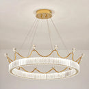 Crown Crystal Round Crystal Chandelier
