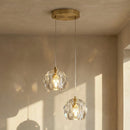 Crystal Ball Linear Round Chandelier