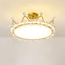 Crystal Crown Simple Ceiling Light