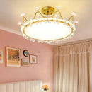 Crystal Crown Simple Ceiling Light
