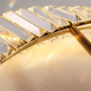 Wave Circular Crystal Ceiling Lamp