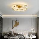 Wave Circular Crystal Ceiling Lamp
