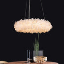 Crystal Brass Round Chandelier