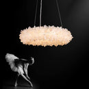 Crystal Brass Round Chandelier