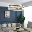 Golden Ring Crystal Light Luxury Chandelier