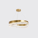 Golden Ring Crystal Light Luxury Chandelier