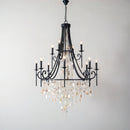 Crystal Cascade Chandelier